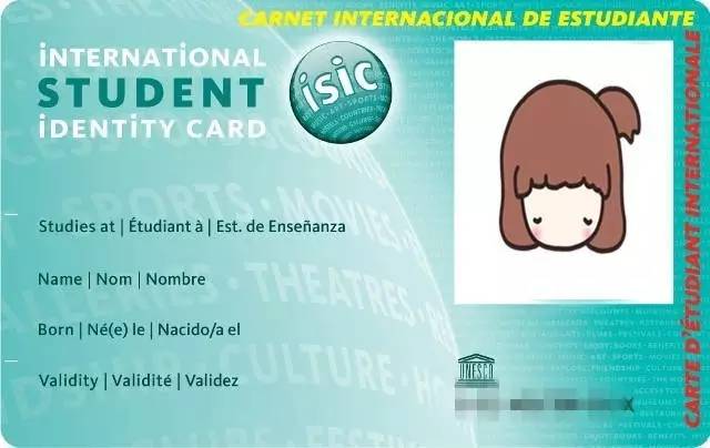  International Students Identity Card