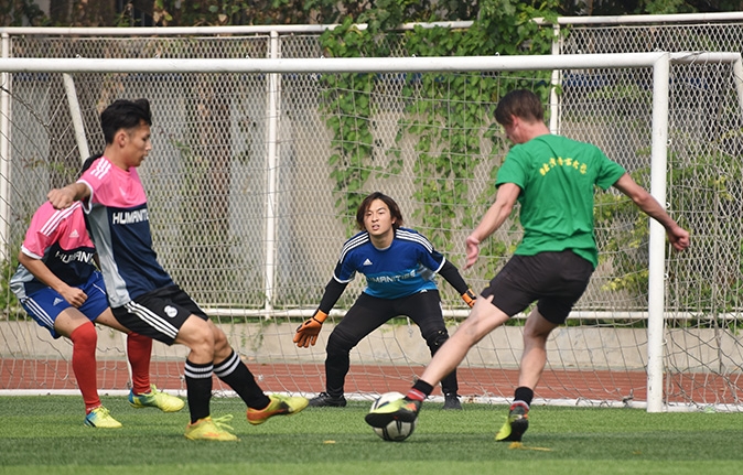 北京语言大学2016-2017年第一学期“留学+”杯足球比赛