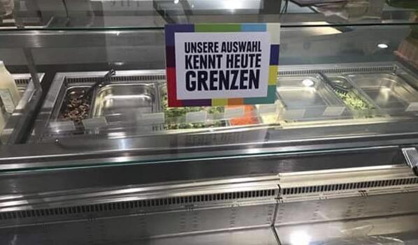 双语：德国超市移除所有国外食物