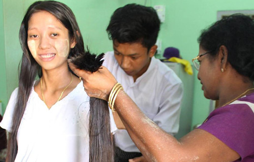 缅甸人的头发市场2_英语新闻