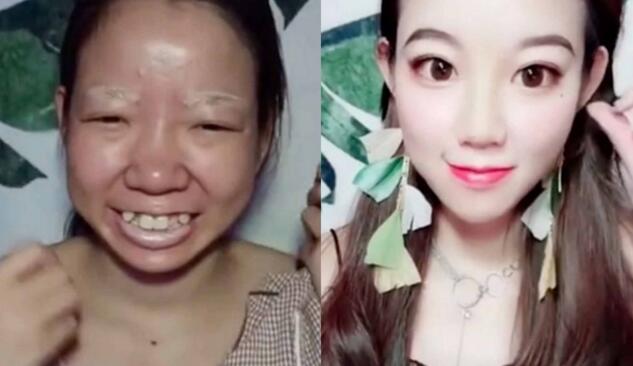 这位中国妹纸震惊了外媒 原因是整容级别化妆术！