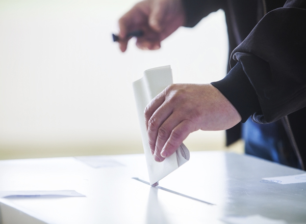 Voting hand
