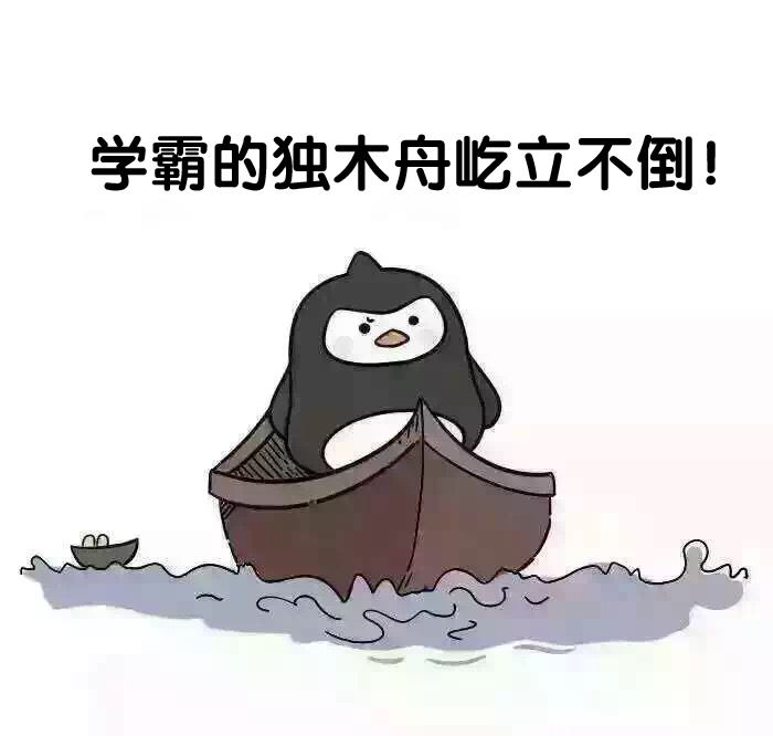 友谊的小船翻了，学霸的独木舟屹立不倒