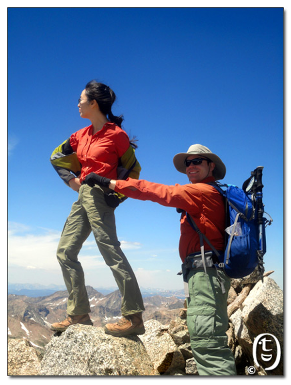这次是真的吃撑了 ， 一天爬两座14ers_图3