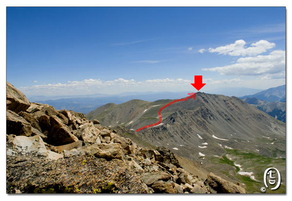 这次是真的吃撑了 ， 一天爬两座14ers_图6