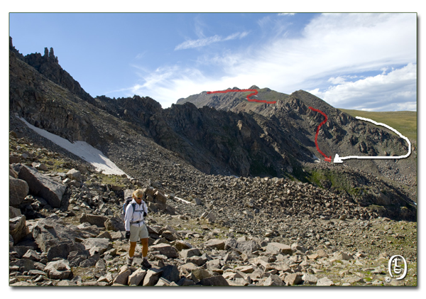 这次是真的吃撑了 ， 一天爬两座14ers_图4