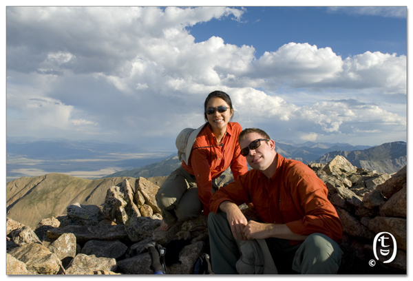 这次是真的吃撑了 ， 一天爬两座14ers_图2