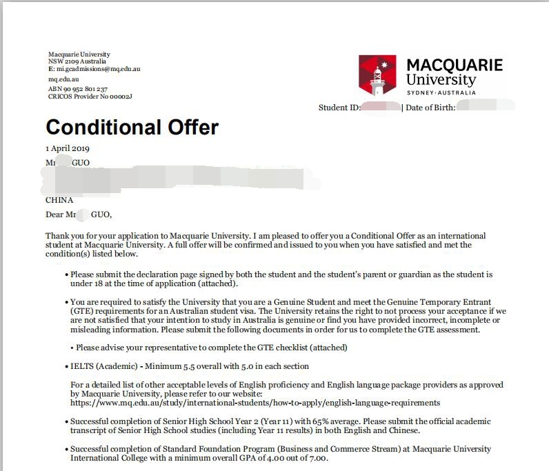 拿到两所名牌大学offer的准大学生Nick